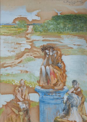 Jacek MALCZEWSKI (1854 - 1929), Chrystus frasobliwy, 1911