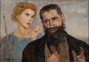 Wlastimil HOFMAN (1881 - 1970), Dysputa, 1921