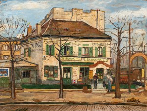 Natan GRUNSWEIGH (1880 - 1956), Bistro w Saint-Mandé