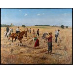 Karol WIERUSZ-KOWALSKI (1869 - 1953), Żniwa, 1924
