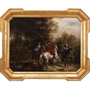 Jan CHEŁMIŃSKI (1851 - 1925), Ride, 1883