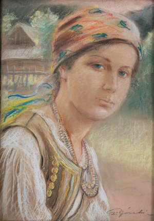 Stanisław GÓRSKI (1887 - 1955), Portret góralki