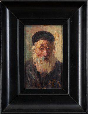 Adolf BEHRMANN (1876 - 1942), Portret rabina
