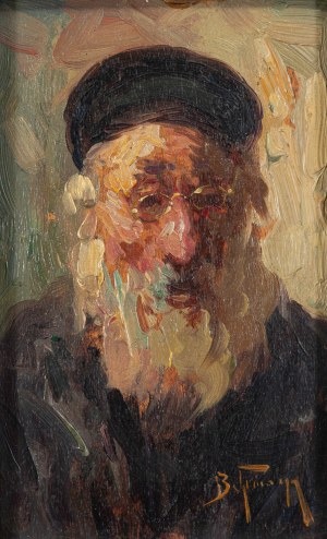 Adolf BEHRMANN (1876 - 1942), Portret rabina