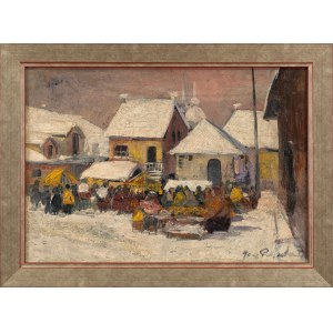 Jerzy POTRZEBOWSKI (1921 - 1974), Winter Market