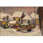 Jerzy POTRZEBOWSKI (1921 - 1974), Winter Market