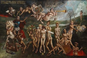 Jerzy DUDA-GRACZ (1941 - 2004), Bez tytułu (Apoteoza Komandora Pomora), 1966