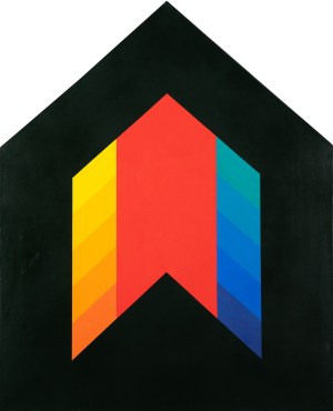 Jan PAMUŁA (1944 - 2022), Układ z trójkątem, 1974