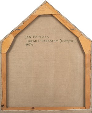 Jan PAMUŁA (1944 - 2022), Układ z trójkątem, 1974