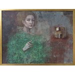 Mira Skoczek-Wojnicka, Woman at an Architectural Object, 2024