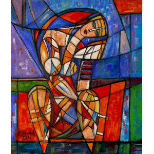Eugeniusz Gerlach, Nu avec miroir, 2019