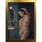 Katarzyna Rekiel, Nude in the bathroom, 2025