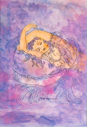 Maja Berezowska, Zaspana, 1954