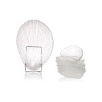 by Ludwik FIEDOROWICZ (b. 1948), Set of "Shell" salad bowls, "Ząbkowice" Economic Glassworks.