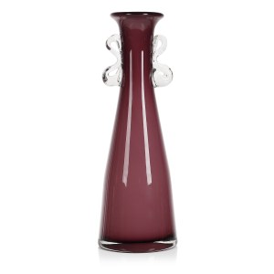 design Jerzy SŁUCZAN-ORKUSZ (1924 - 2002), Vase, so called Angel Tarnowiec Glassworks in Tarnowiec (purple).