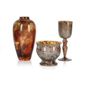 designed by Stanislaw KOWALCZYK (b. 1947) and Janusz KAZANECKI (1950-2021), Set of glasses from the Mimosa series