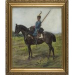 Felix FRANIC (1871-1937), ŻOŁNIERZ NA KONIU