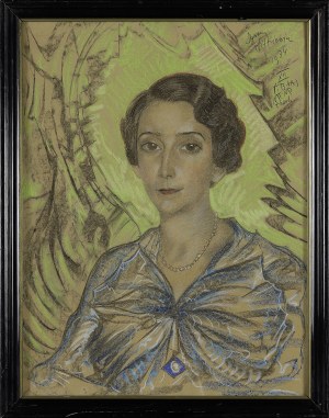 Stanisław Ignacy WITKIEWICZ (WITKACY) (1885-1939), PORTRET KOBIETY, XII 1934
