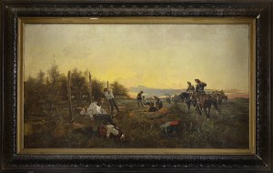 Stanisław Pomian WOLSKI (1859-1894), SCENA Z POWSTANIA STYCZNIOWEGO