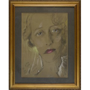 Stanisław Ignacy WITKIEWICZ (WITKACY) (1885-1939), PORTRET JANINY REGIEC-WÓJCIKOWEJ