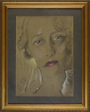 Stanisław Ignacy WITKIEWICZ (WITKACY) (1885-1939), PORTRET JANINY REGIEC-WÓJCIKOWEJ