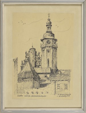 Irena NOWAKOWSKA-ACEDAŃSKA (1906-1983), LWÓW, WIEŻA BERNARDYŃSKA