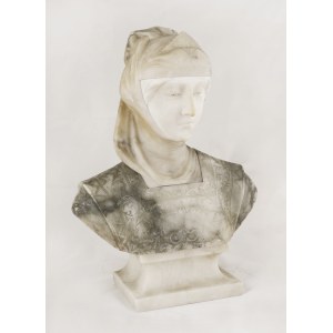 AN UNKNOWN ARTIST, POPIERS OF A GIRL IN HISTORICAL CLOTHING.