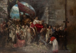 Stanisław Batowski-Kaczor (1866 Lwów - 1946 tamże), Alegoria odrodzenia Polski, 1919 r.