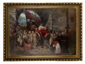 Stanisław Batowski-Kaczor (1866 Lwów - 1946 tamże), Alegoria odrodzenia Polski, 1919 r.