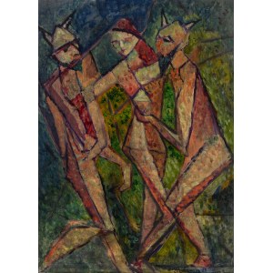 Jerzy Hulewicz (1866 Kościanki near Września - 1941 Warsaw), Composition, 1928.