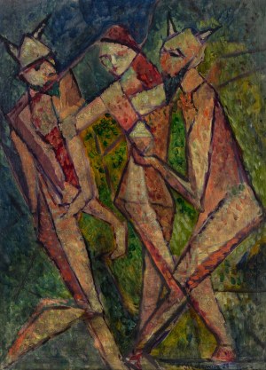 Jerzy Hulewicz (1866 Kościanki k. Wrześni - 1941 Warszawa), Kompozycja, 1928 r.