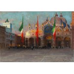 Stanisław Janowski (1866 Kraków-1942 tamże), Plac Św. Marka w Wenecji