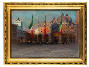 Stanisław Janowski (1866 Kraków-1942 tamże), Plac Św. Marka w Wenecji