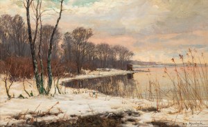Michał Gorstkin-Wywiórski (1861 Warszawa - 1926 Berlin), W zimowej poświacie, ok. 1900 r.