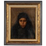 Leon Ostrowski (1832-1882), Portrait d'une jeune femme berbère