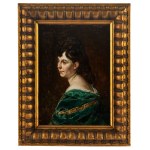Wladyslaw Bakalowicz (1833 Chrzanow - 1903 Paris), Portrait of a woman, 1877.