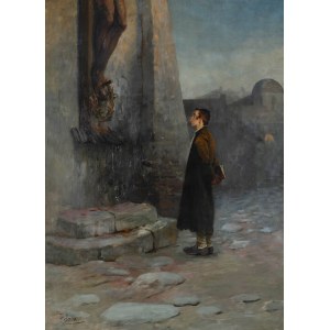Tadeusz Popiel (1863 Szczucin - 1913 Cracovia), Davanti alla croce