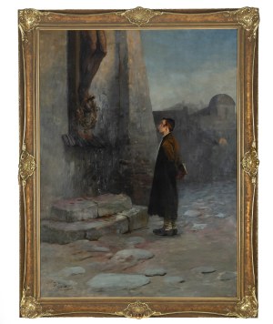 Tadeusz Popiel (1863 Szczucin - 1913 Kraków), Przed krzyżem