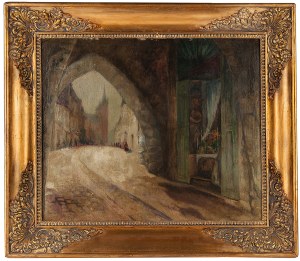 Jan Rubczak (1884 Stanisławów - 1942 Oświęcim), Widok z Bramy Floriańskiej w Krakowie