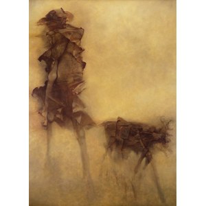 Zdzisław Beksiński (1929 Sanok - 2005 Varšava), Bez názvu, 90. léta 20. století.