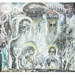Zdzisław Lachur (1920 Zagórze - 2007 Warszawa), Scena symboliczna