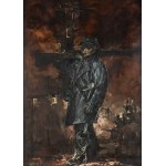 Maciej Lachur (1927 Zagórze - 2008 Otwock), Chłopiec walczący, z cyklu Ghetto, 2007 r.