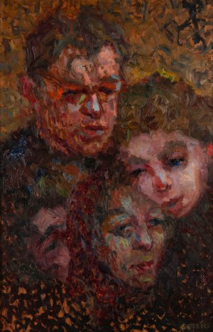 Henryk Gotlib (1890 Kraków - 1966 South Godstone), Scena we wnętrzu