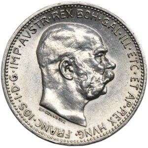 Rakúsko, František Jozef I., 1 koruna Viedeň 1915