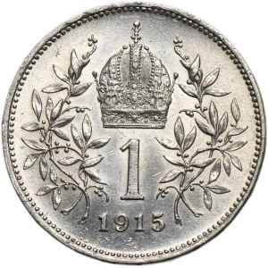 Rakúsko, František Jozef I., 1 koruna Viedeň 1915