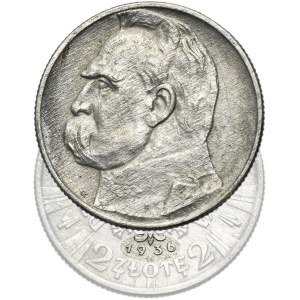 Pilsudski, 2 zloty 1936 - RARE