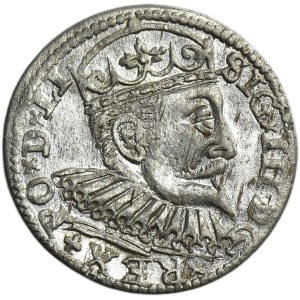 Sigismund III Vasa, 3 Groschen Riga 1598 - no punctuation between DG