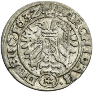 Silesia, Habsburg rule, Ferdinand II, 3 Kreuzer Breslau 1632 HR