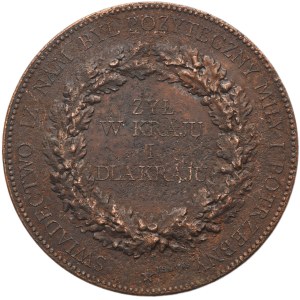 Medal Adam Count Potocki 1872