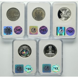 Zestaw, 10 złotych 2007-2011 (5 szt.)